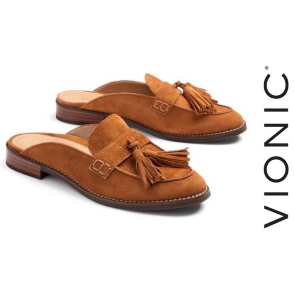 Vionic Orthaheel Reagan Casual Suede Mule